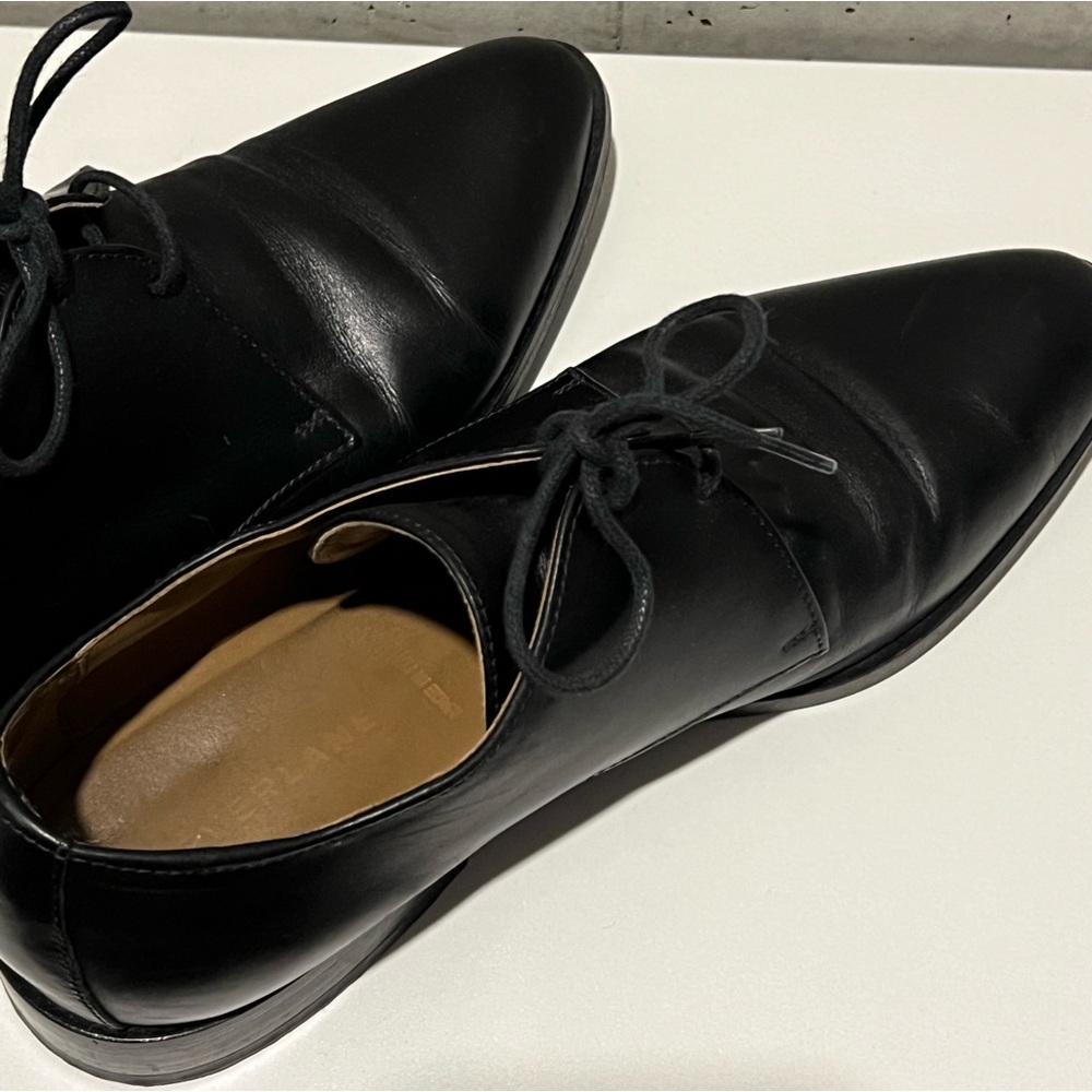Everlane Women’s The Modern Oxford Shoes Leather Lace Up Black Size 8.5 - Picture 5 of 13
